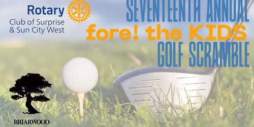 fore! the Kids 17th Annual Golf Scramble