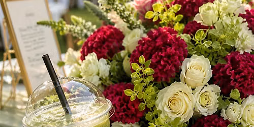 Flowers & matcha date