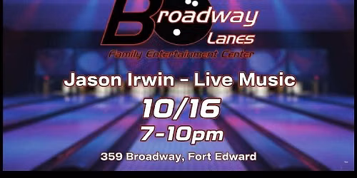 Jason Irwin Live at Broadway Lanes