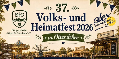 37. Ottersleber Volks- und Heimatfest 2026 — Knochenpark Magdeburg