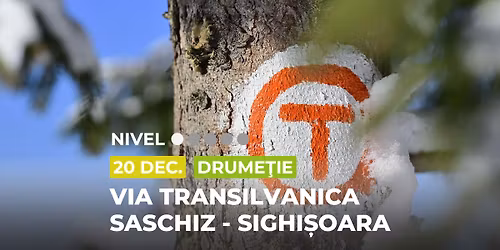 Drume\u021bie \u00eencep\u0103tor - intermediar: Via Transilvanica Saschiz - Sighi\u0219oara