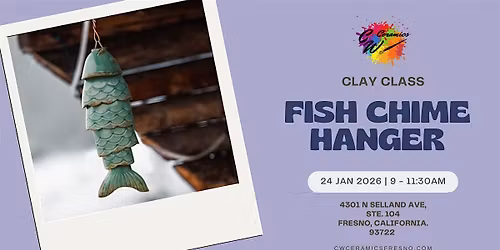 Clay Class: Fish Chime Hanger