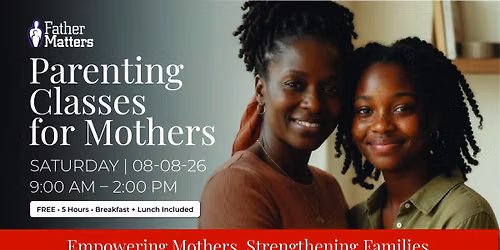 FREE Parenting Class for Mothers