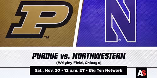 Northwestern Wildcats vs. Purdue Boilermakers