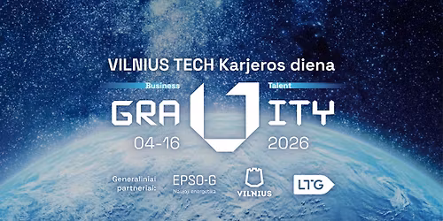 VILNIUS TECH GRAVITY \u2013 Karjeros diena 2026