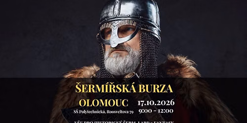 \u0160erm\u00ed\u0159sk\u00e1 burza OLOMOUC - 17.10.2026