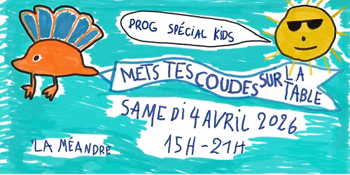 Mets tes coudes sur la table 