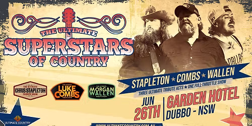 The Ultimate Superstars of Country Tribute - Dubbo