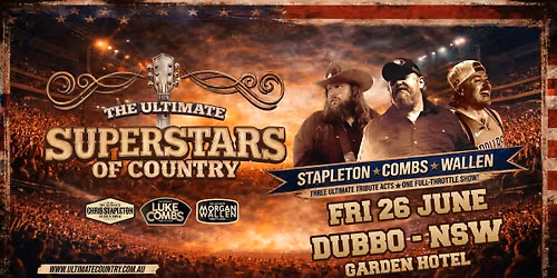 The Ultimate Superstars of Country Tribute - Dubbo