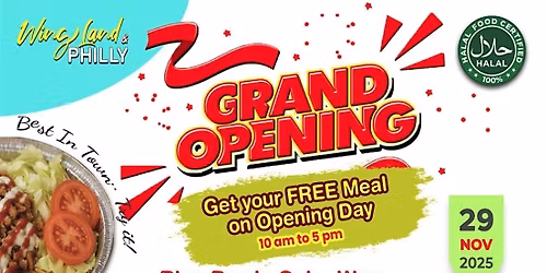 Grand Opening  Wingland & Philly