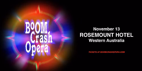 Boom Crash Opera | Perth WA