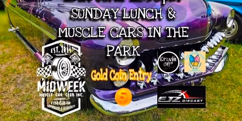 Sunday Lunch, Souvlaki Gyros BBQ & Muscle Cars in the Park, Earlwood.