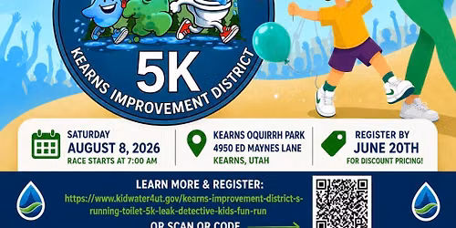 The Kearns Improvement District\u2019s \u201cRunning Toilet 5k\u201d