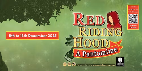 Red Riding Hood Pantomime - Thursday 11 December * Relaxed Performance *