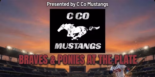 C Co Mustangs- Braves and Ponies at the Plate