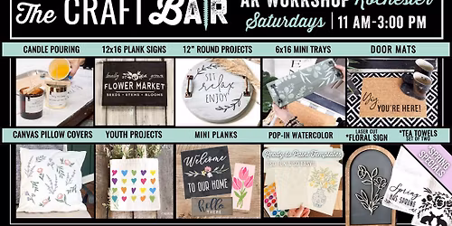 CRAFT BAR- WALK IN DIY!