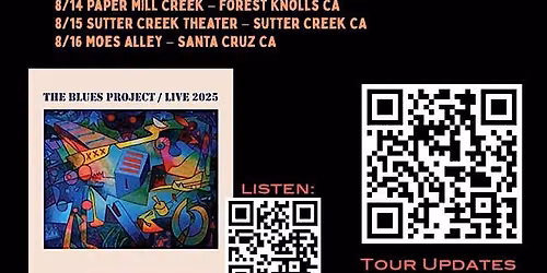 First Thursday Blues Series - THE BLUES PROJECT - ON TOUR