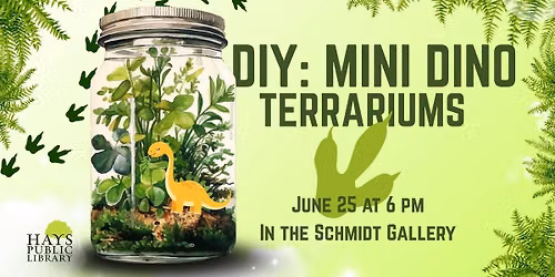 DIY Mini Dino Terrariums