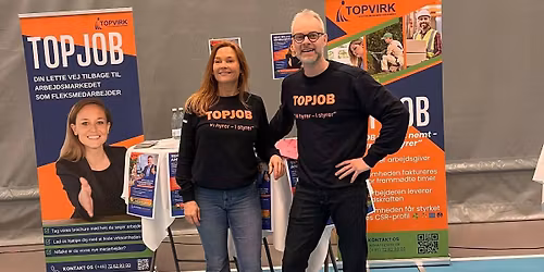 Morgenm\u00f8de p\u00e5 TOPVIRK om TOPJOB\u2615\ud83e\udd50 Mangler din virksomhed arbejdskraft \u2013 eller s\u00f8ger du fleksjob? 