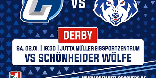 DERBY: Chemnitz Crashers vs Sch\u00f6nheider W\u00f6lfe