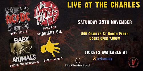 A Tribute to 4 Aussie Rock Legends \u2013 Live at The Charles