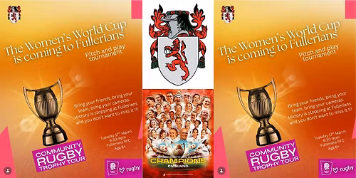 Womens Rugby World Cup at Fullerians RFC