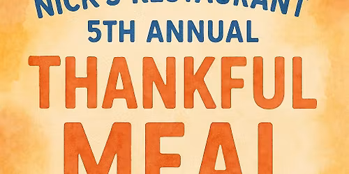 5th Annual Thankful Meal