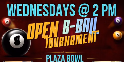 Weekly Wednesday 8-ball Tournament 