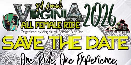 3rd Annual VA All Female Ride