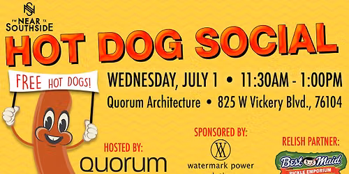 Near Southside Hot Dog Social at Quorum Architects