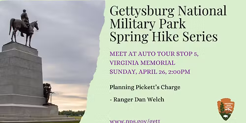 Spring Hike- Planning Pickett\u2019s Charge