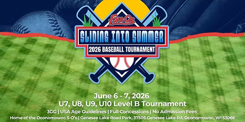 Five O's Sliding Into Summer Baseball Tournament