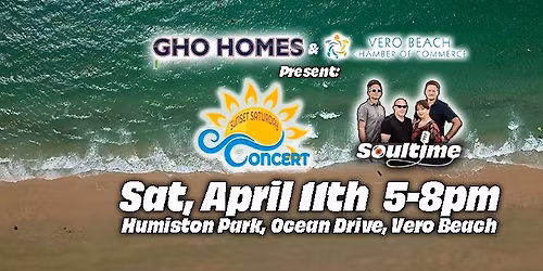 April Sunset Saturday Concert: Featuring Soultime! 