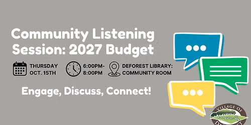 Community Listening Session: Budget