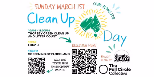 Throsby Creek Clean Up - Clean Up Australia Day