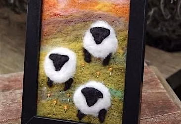 FREE GLASS OF FIZZ LANCASTER, Fizz n Felt Night Create a sheep Canvas