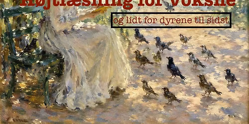 H\u00f8jtl\u00e6sning for voksne: Tema \u2013 menneske & dyr 