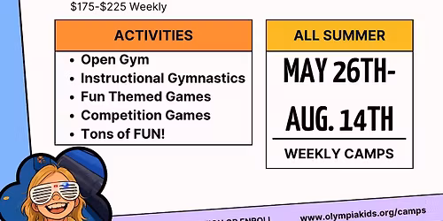 Olympia Gymnastics Summer Camps