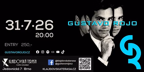 GUSTAVO ROJO | ENERGICK\u00dd INDIE-POP | Klajdovsk\u00e1 terasa Brno