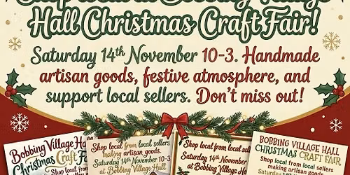 Bobbing Village Hall Christmas Craft Fair