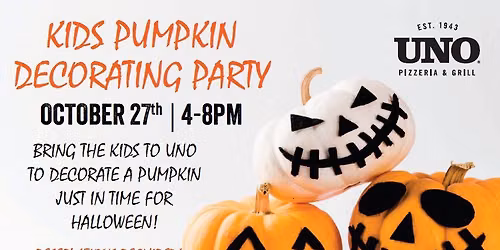 Kids' Pumpkin Decorating Event 