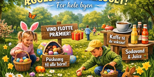 Æggejagt i anlægget 2026