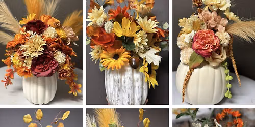 Crafts & Cocktails: Pumpkin Centerpiece Workshop