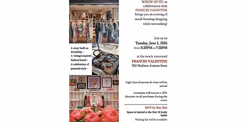 A Night of Style, Sips and Networking