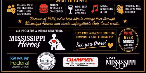 Volunteer & Sponsor Appreciation * Burger Golden Ticket Event