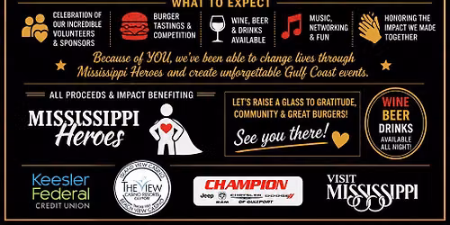 Volunteer & Sponsor Appreciation * Burger Golden Ticket Event