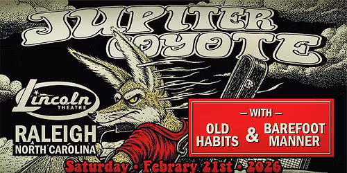 Jupiter Coyote w\/ Barefoot Manner & Old Habits