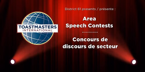 District 61 - Area 3 Speech Contests\/Concours de discours secteur 3