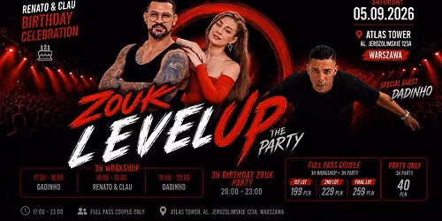 Zouk Level UP Workshop and Party