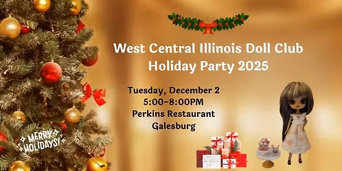 West Central Illinois Doll Club December meeting